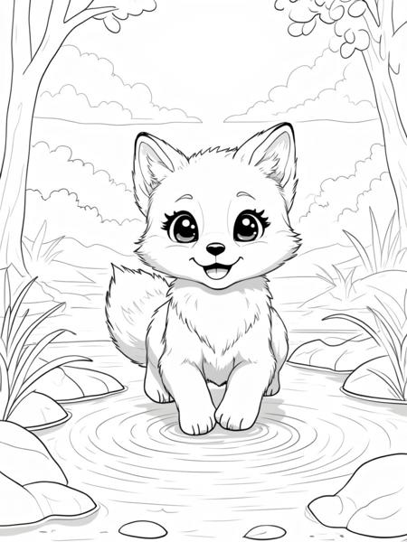 Coloring Book Flux LoRa v1.0