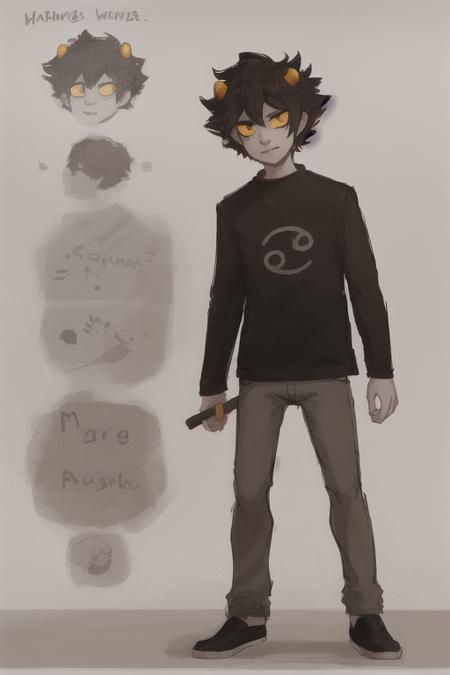 <lora:karkat-26:0.7>, karkat