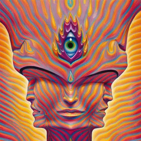 Alex Grey SDXL 1.0 art syle lora