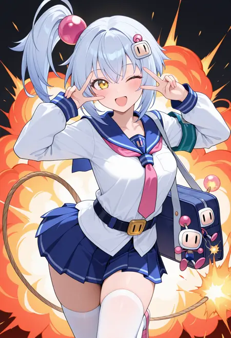 [IL v0.1] Shiro - Bombergirl | シロ ボンバーガール (2 costumes)