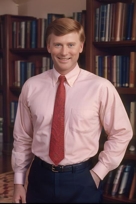 Dan Quayle suit and tie 1990's