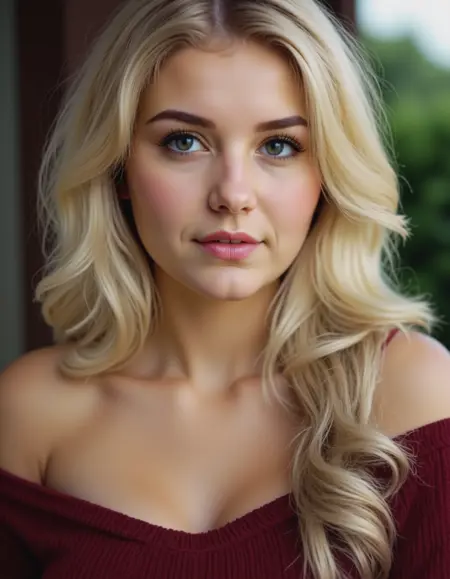 American Blonde Model