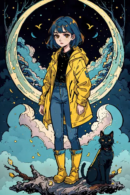 Whimsical Flat Canvas