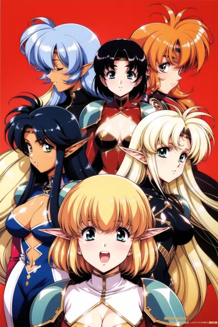 Urushihara Satoshi/うるし原智志/漆原智志 《Langrisser》/《梦幻模拟战》 《フロントイノセント》/《Front Innocent》 - Artist Style