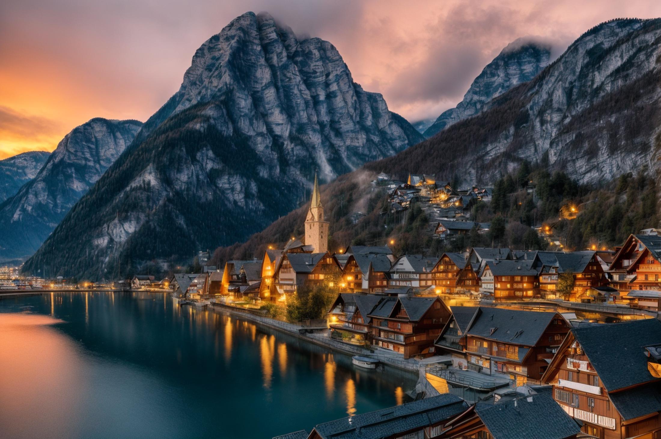 Hallstatt Austria MicroLyCO (European alpine village) image by TopazStudio