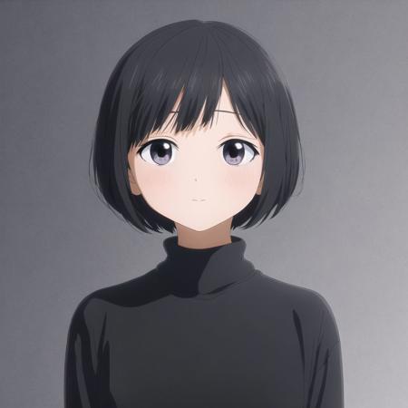 <lora:akebi:1>, akebi,  

masterpiece, best quality, 1girl, solo, black eyes, black hair, black sweater, bob cut, closed mouth, medium hair, simple background