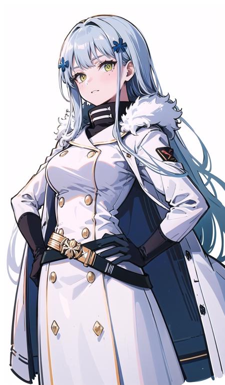 outfit-rossiya, white coat, military hat