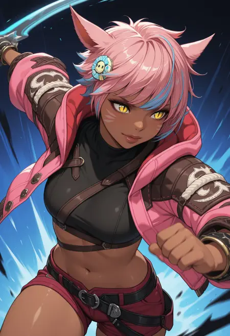 (YANA) Black Cat [Arcadion] FFXIV Character LoRA Illustrious