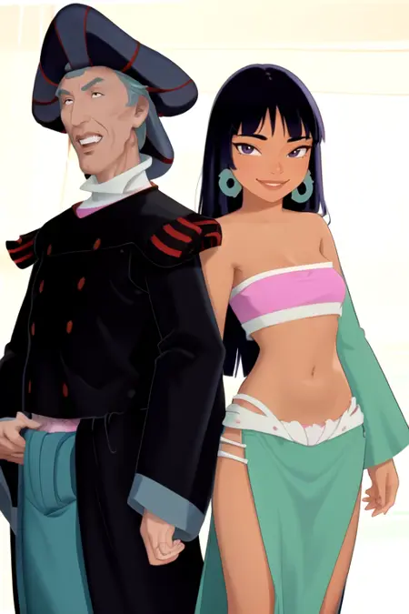 Frollo x Chel (The Hunchback of Notre Dame x The Road to El Dorado)