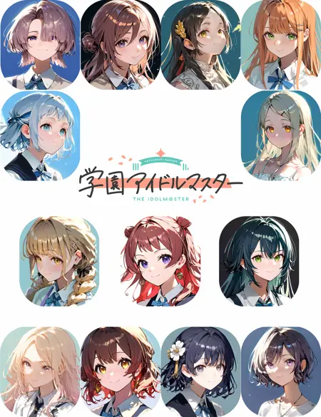[SD1.5 & SDXL & PONY] Gakuen Idolmaster | 学園アイドルマスター All in One