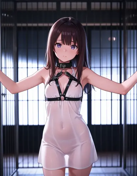 Pose : BDSM cage
