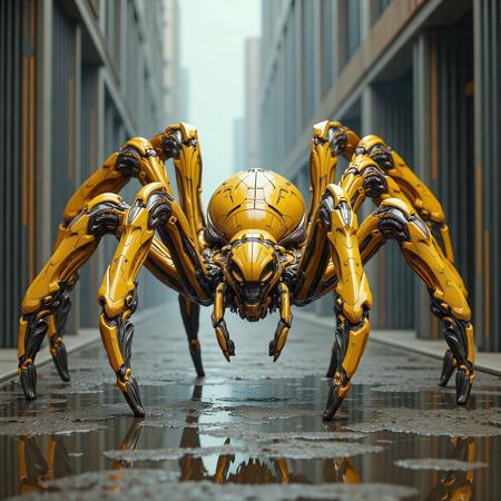 Cybernetic Spider Style - Flux Lora Flux Dev