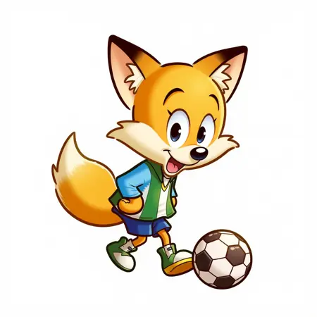 Anthro Cartoon Style for Flux 1D