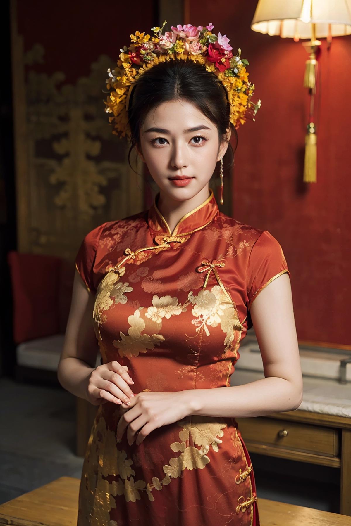 浔埔女-簪花围头饰 | Xunpu-Hairpin flowers | Chinese traditional clothing image by XiongSan