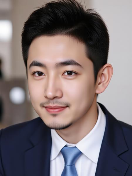 Chinese young man Flux