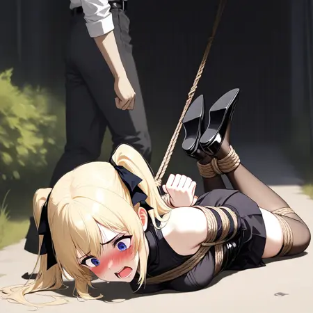 Dragged Away by Rope, Dragging Away (Pony/IL/SD/SDXL)