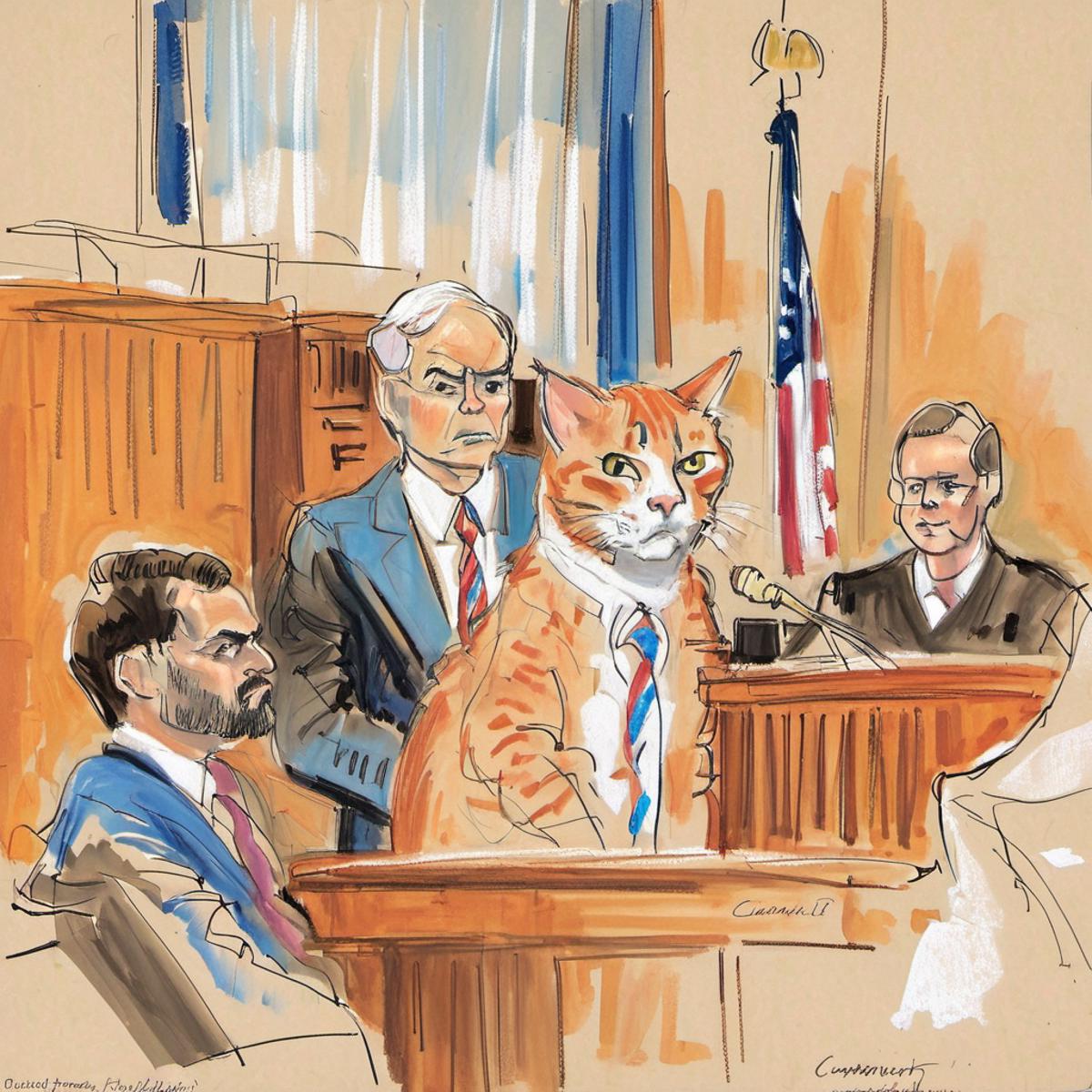 Courtroom Sketch Style image by glsvt