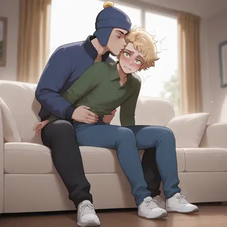 [ Illustrious ] Tweek X Craig (creek shipping, south park, fanart style)