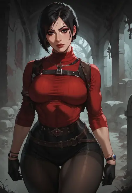 Ada Wong (Resident Evil) NSFW PONY v.0.1