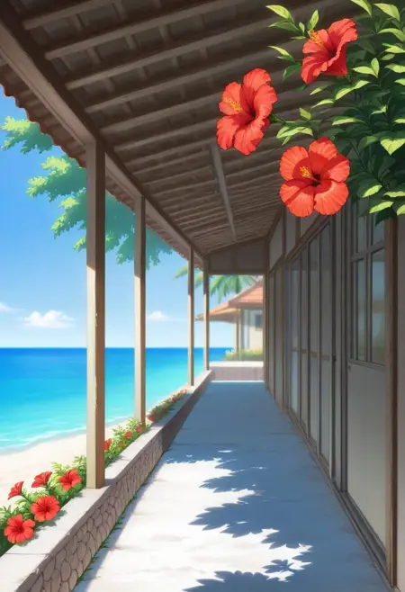 Okinawa (Japan) Background - SDXL + Illustrious