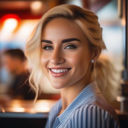 <lora:w00ds2:1>  contrasts <lora:offset_0.2:.5> w00ds,  portrait photo of a woman, smiling, welcoming, working as a waitress in a diner, 4k textures, soft cinematic light, adobe lightroom, photolab, hdr, intricate, elegant, highly detailed, sharp focus, ((((cinematic look)))), soothing tones, insane details, intricate details, hyperdetailed, low contrast, soft cinematic light, exposure blend, hdr,