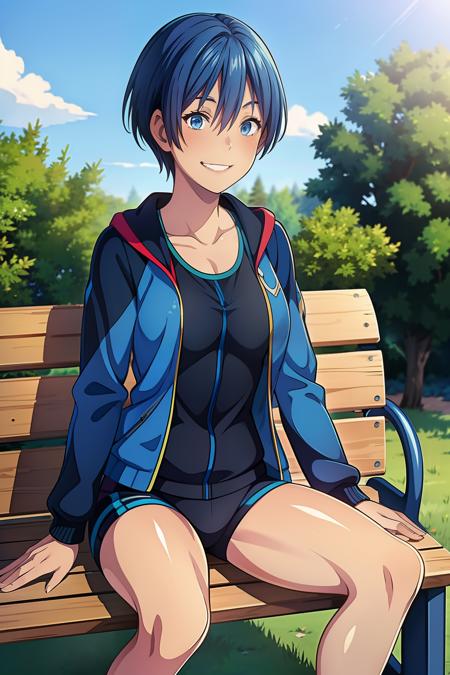 masterpiece, best quality, 1girl, solo, CHIHIRO, pixie cut, blue hair, blue eyes, blue jacket, black shirt, black skirt, evil smile, teeth mouth, sitting, outdoors, sitting on a bench, masterpiece, best quality, 1girl, solo, CHIHIRO, pixie cut, blue hair, blue eyes, ((all nude:1.4)), ((tan line, one-piece-swimware tan)), evil smile, teeth mouth, sitting, outdoors, sitting on a bench, masterpiece, best quality, 1girl, solo, CHIHIRO, pixie cut, blue hair, blue eyes, ((White one-piece swimsuit with no fabric in the crotch area:1.4)), evil smile, teeth mouth, sitting, outdoors, spread her legs wide, crotchless panty, pulled shirt, showed bra, see-through sexy tight brassiere, lift up skirt to show panties, sitting on a bench whith a dildo inserted, dildo pussy inserted, dildo riding, nipples, erect nipples, covered nipples, perfect pussy, pussy juice, uncensored, masterpiece,best quality,1girl, solo, CHIHIRO, pixie cut, gray hair, ((black bra, Short gym pants with no fabric in the crotch area)), evil smile, teeth mouth, book, sitting, outdoors, spread her legs wide, crotchless panty, pulled shirt, showed bra, see-through sexy tight brassiere, lift up skirt to show panties, sitting on a bench whith a dildo inserted, dildo pussy inserted, dildo riding, nipples, erect nipples, covered nipples, perfect pussy, pussy juice, uncensored, masterpiece,best quality,1girl, solo, CHIHIRO, pixie cut, gray hair, ((blue jacket)), ((black bra, Short gym pants with no fabric in the crotch area:1.4)), evil smile, teeth mouth,