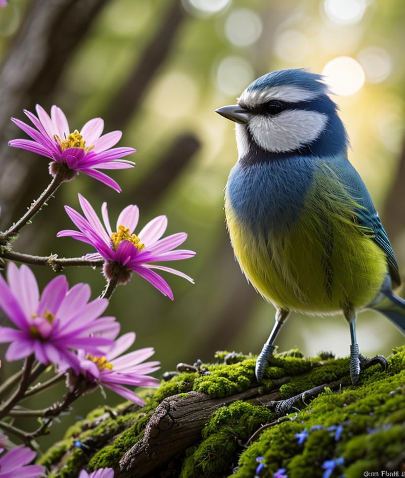 Eurasian blue tit image by zerokool