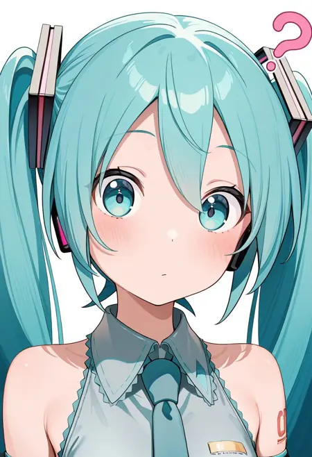 [IL] Confused looking anime girls with interrogation marks on their heads