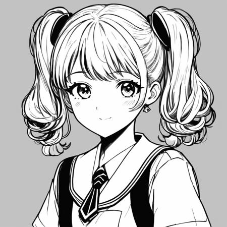 masterpiece, best quality,1girl, bangs, two hair bun, messy hair, school, uniform,
,Lineart, LineAniAF
,<lora:LineAniRedmondV2-Lineart-LineAniAF:1>