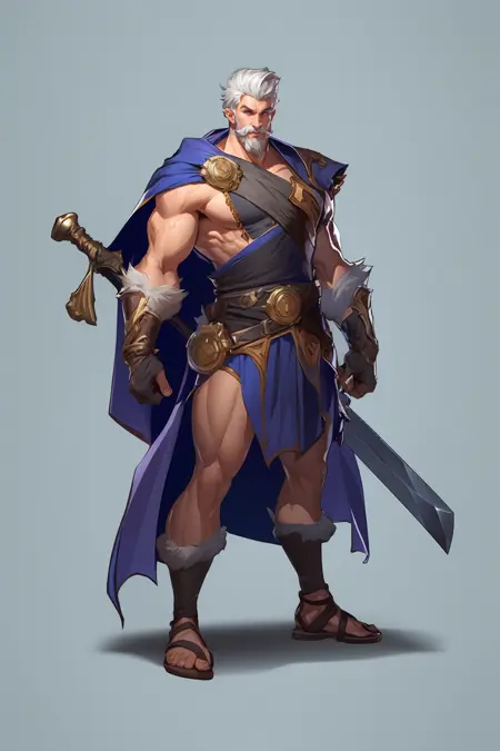 concept art画威欧美角色设计