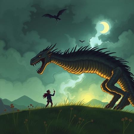 And hast thou slain the Jabberwock?
      Come to my arms, my beamish boy!
O frabjous day! Callooh! Callay!”
      He chortled in his joy.