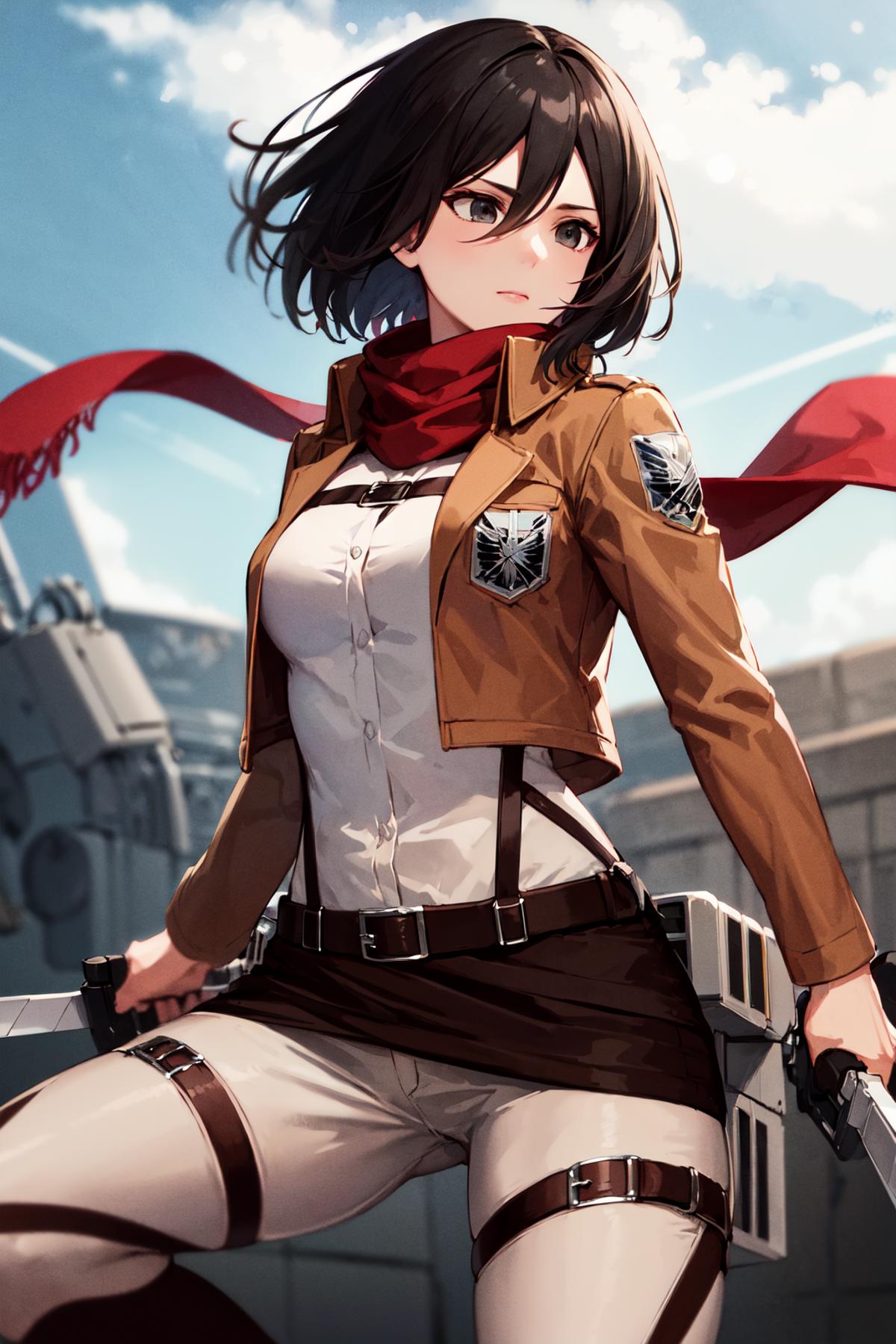 Mikasa Ackerman ミカサ・アッカーマン / Shingeki no Kyojin image by h_madoka