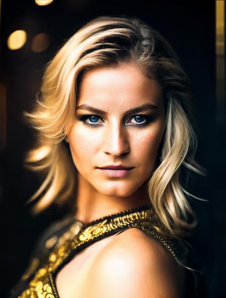 raw photo, a young woman, blonde, black and gold, cyberpunk  <lora:Gisele Bndchen v.2:0.9>
(foggy background, epic realistic, rutkowski, hdr, intricate details, hyperdetailed, cinematic, rim light, muted colors:1.2)