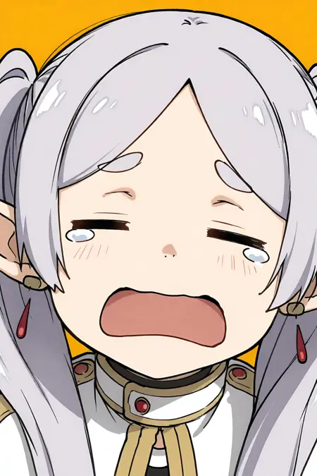 cartoon crying