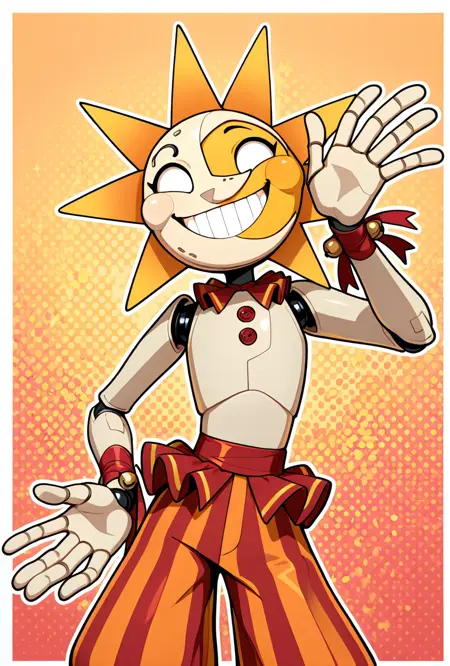 Sun Daycare Attendant -- FNAF / Five Nights at Freddy's Security Breach Noob + Illust