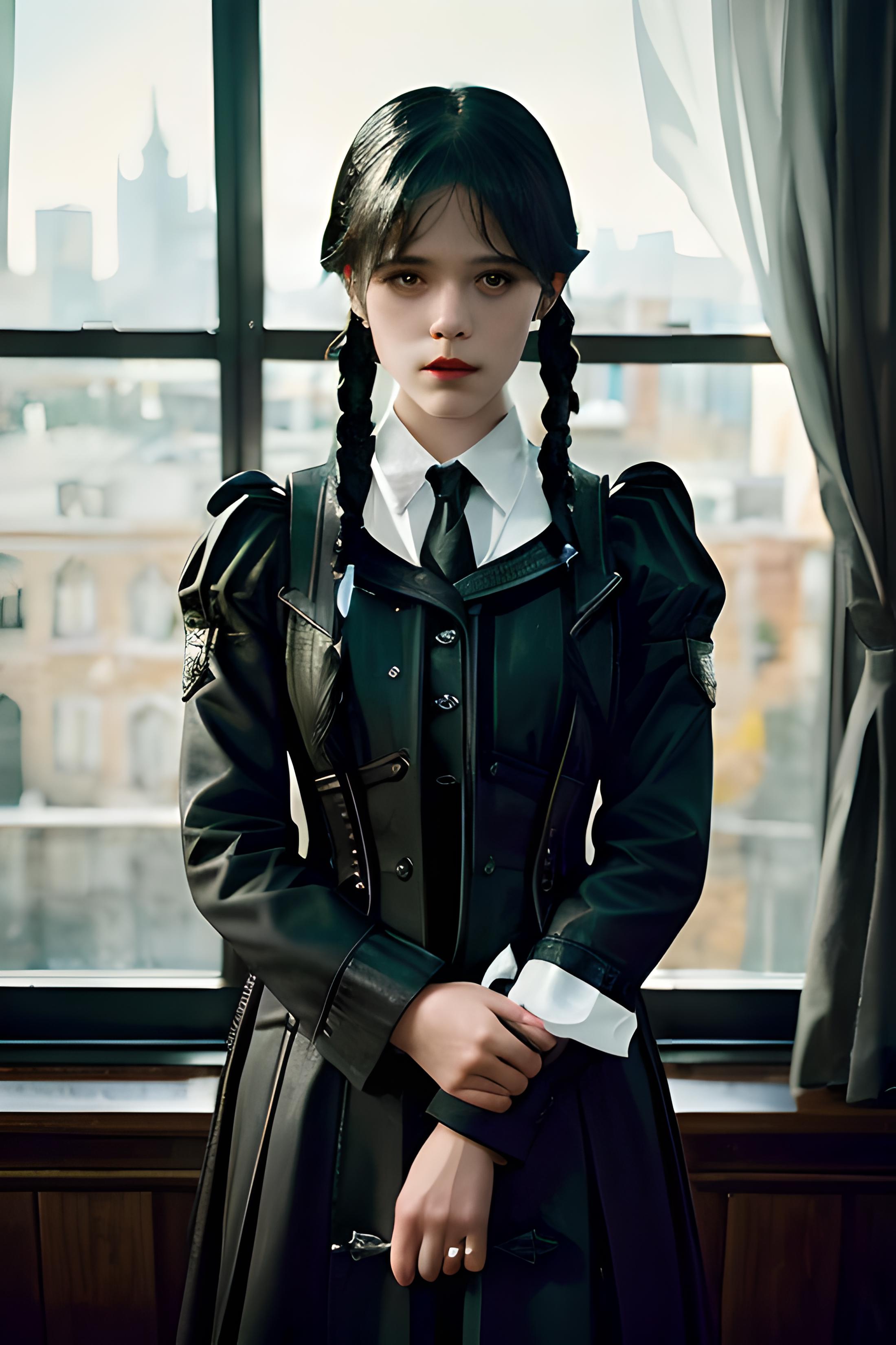 Wednesday Adams (Netflix Series) LoRA image by sayurio