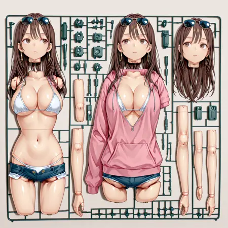 Model Kit Girl