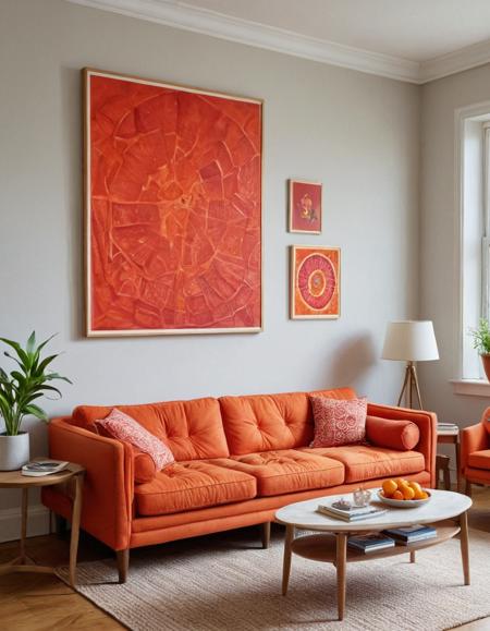 living room, sofa, blood orange style  <lora:blood_orange_world_morph_sdxl:1>