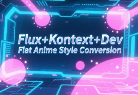 Flux+Kontext+Dev Flat Anime Style Conversion