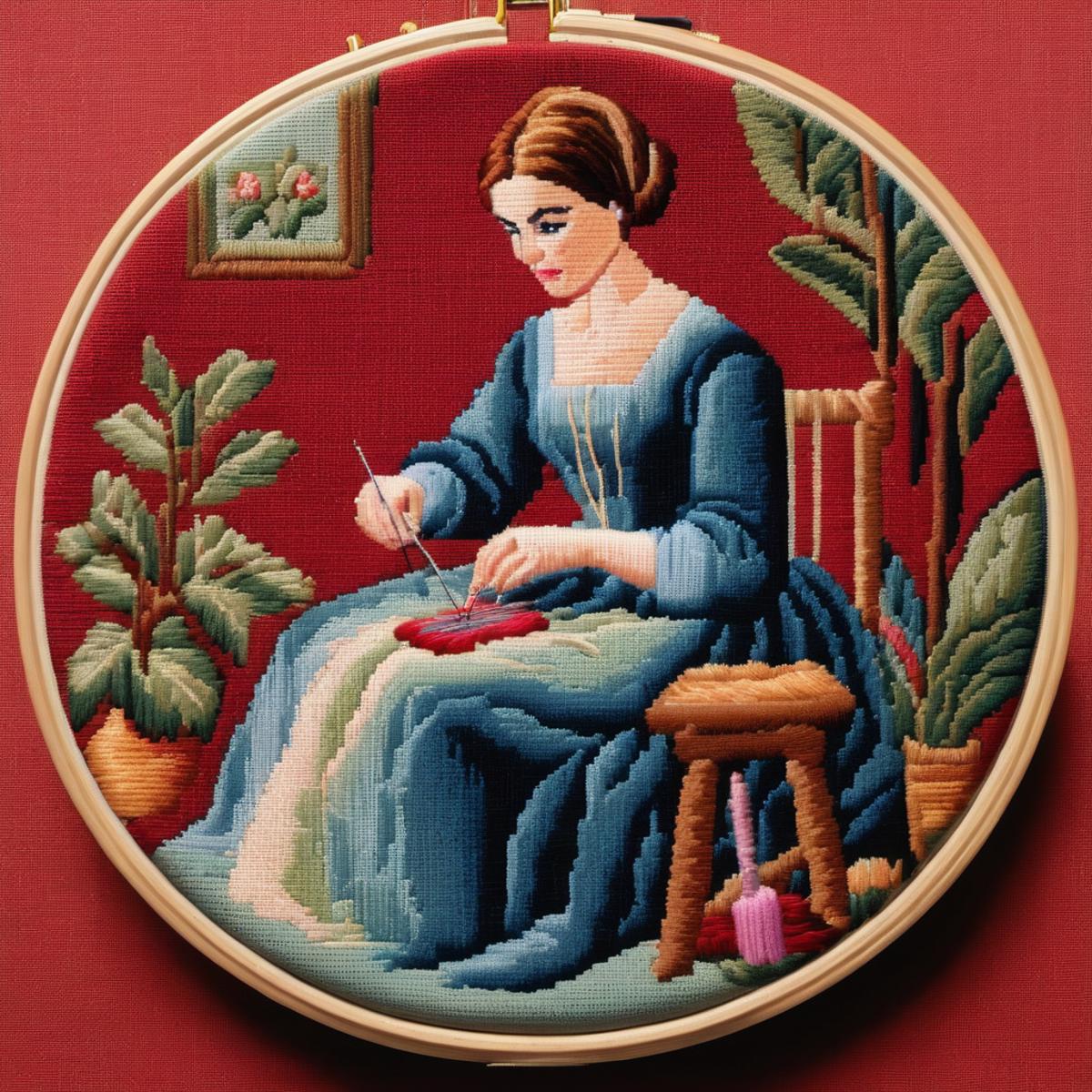 Needlepoint image