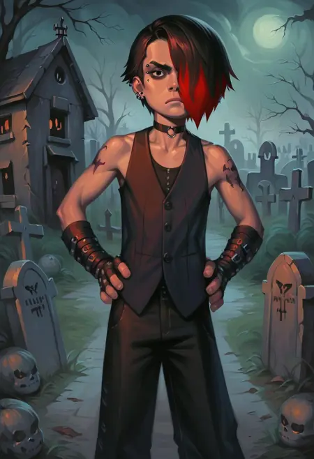 Goth Boy (MySims Kingdom)