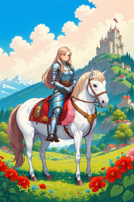蔚蓝Blue RPG游戏画风 RPG game style SD1.5