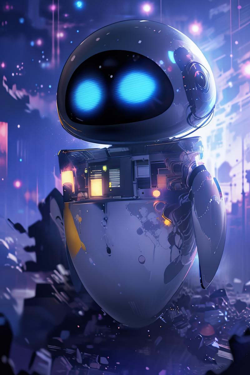 Wall-E and EVE | Concept MissU |SD1.5 image by Code_Breaker_Umbra