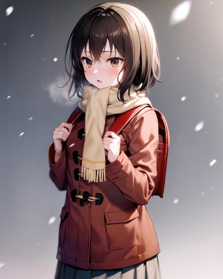 Erased - Kayo Hinazuki  Scarf by Goka-Art