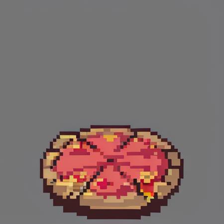 <lora:SNES Earthbound Enemies V11-000008:1.0>,Earthbound_enemy, neutral grey background, pixelart, drop shadow, pizza, floating, pepperoni,