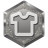 Silver Clothing Badge