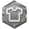 Silver Clothing Badge