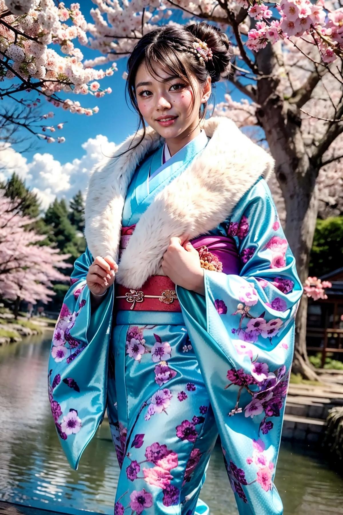 Furisode Fur Collar image by feetie