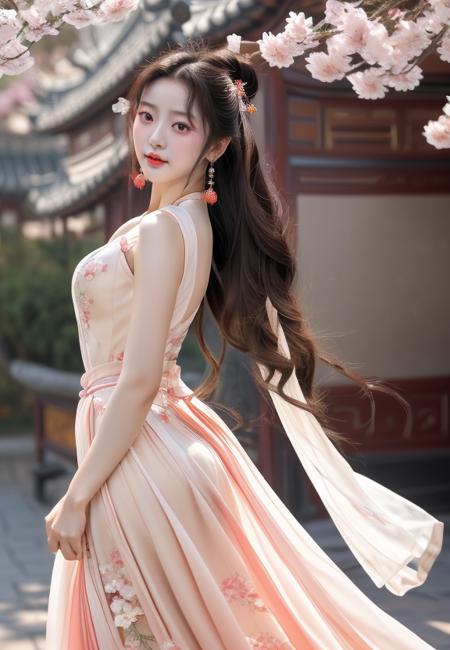 (masterpiece, high quality, highres,illustration),pureerosface_v1,Chinese style,
spring \(season\),(no light:1.1),elegance,chinese,wuxia,fantasy,tight dress, large breasts, wide hips,
(1girl:1.1),(very long hair:1.1),(blush:0.7),
outline,(see-through:0.85),shining,Movie poster,(colorful:1.1),hanfu,full body
<lora:Elixir:0.5>  <lora:Chinese style_20230608163116:0.8>  <lora:new_weijin:0.2>