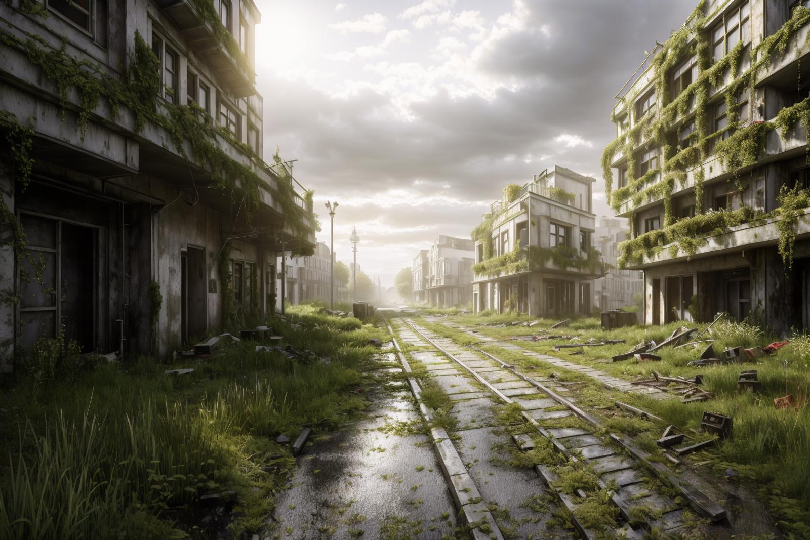 Old Time Post Apocalyptic Enviroment image by Tvirus1983